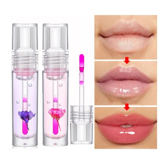 Color Changing Jelly Lip Gloss Clear Temperature Change Make Up