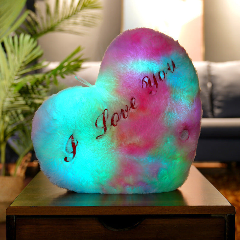 Luminous Star Heart Colorful Body Pillow