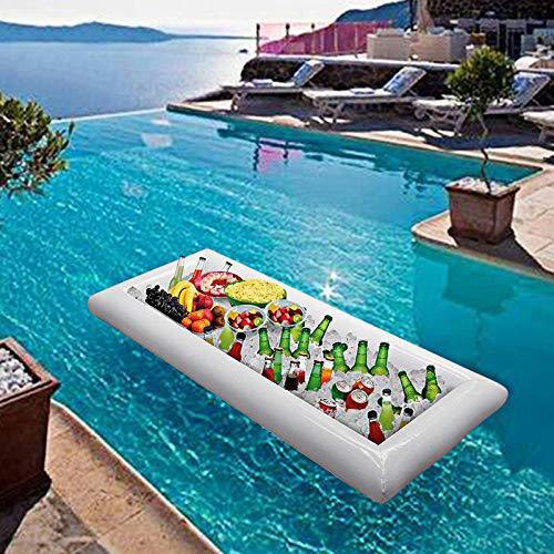 PVC Inflatable Ice Bar Water Entertainment Salad Plate Inflatable Cup Holder