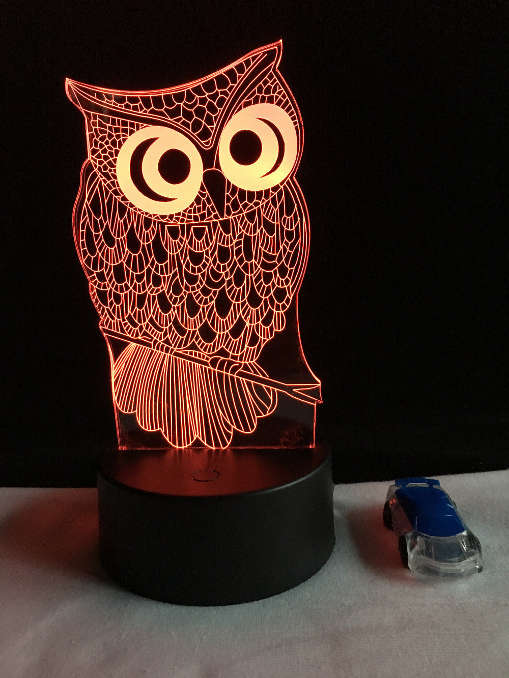 Multicolor Owl LED Lamp