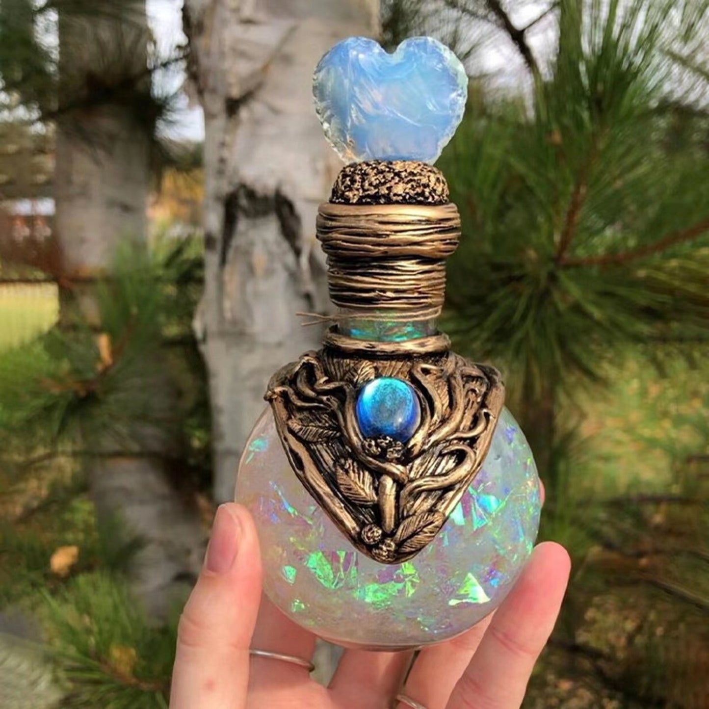 New Creative Magic Moon Bottle Shining Mermaid